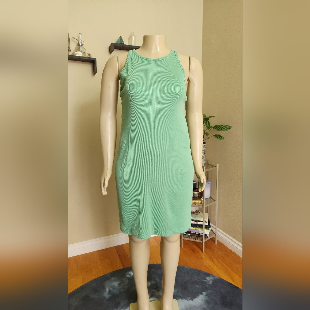 RIBBED KNIT SHORT BODYCON DRESS